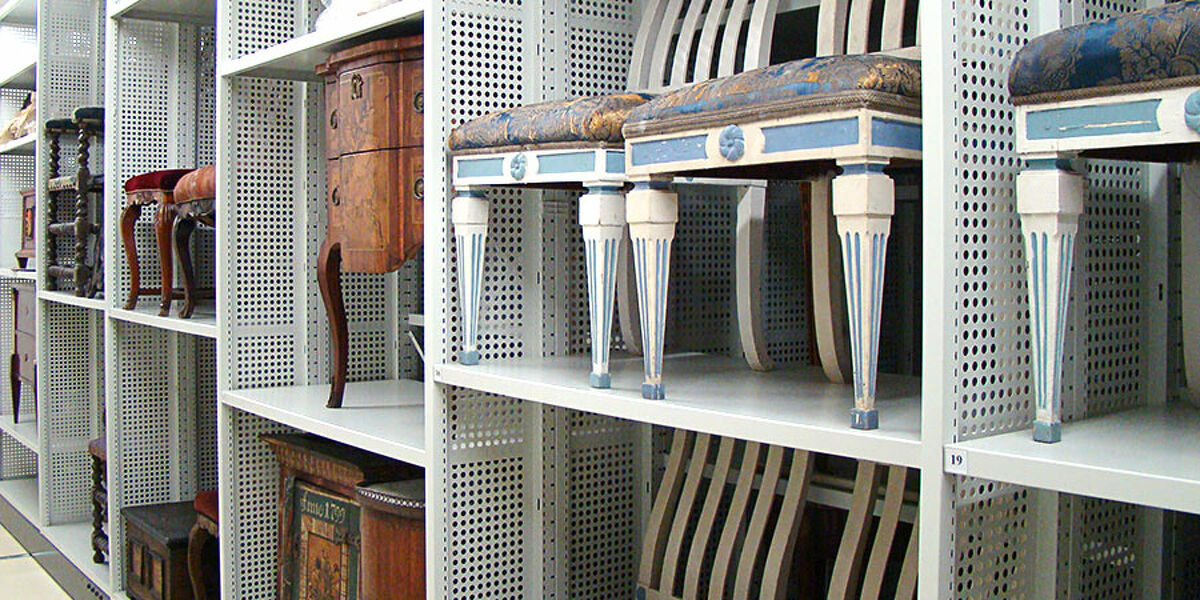 Ein Blick in das Möbeldepot der Görlitzer Sammlungen, Foto: Görlitzer Sammlungen