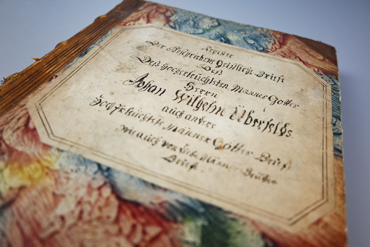 Register Der Geschriebene Geistliche Briefe Deß Deß hocherleuchteten Mannes Gottes Herrn Johan Wilhelm Überfelds auch andere HochErleüchtete Männer Gottes Briefe wie auch von Liebe Männer Brüder Briefe, LA III 267