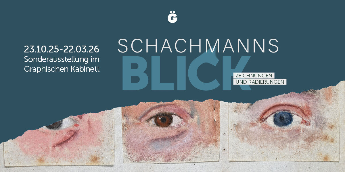 Ausstellungstitel der Sonderausstellung »Schachmanns Blick«