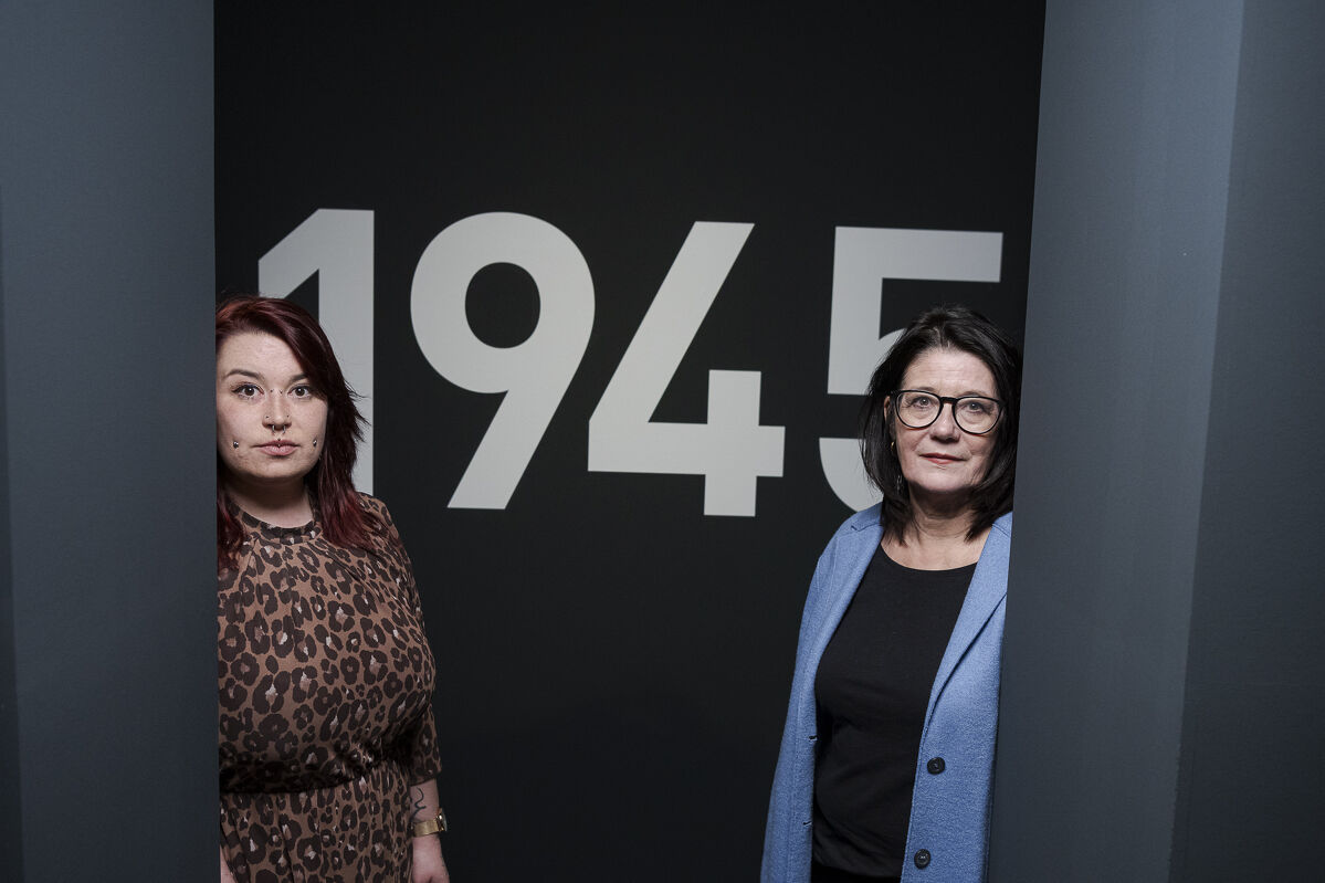 Museumspaedagogin Marie Karutz u. Historikerin Ines Haaser bieten Lehrerfortbildungen an, Foto: Pawel Sosnowski