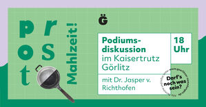 »Prost Mahlzeit!« Podiumsdiskussion »Alles voll Bio«