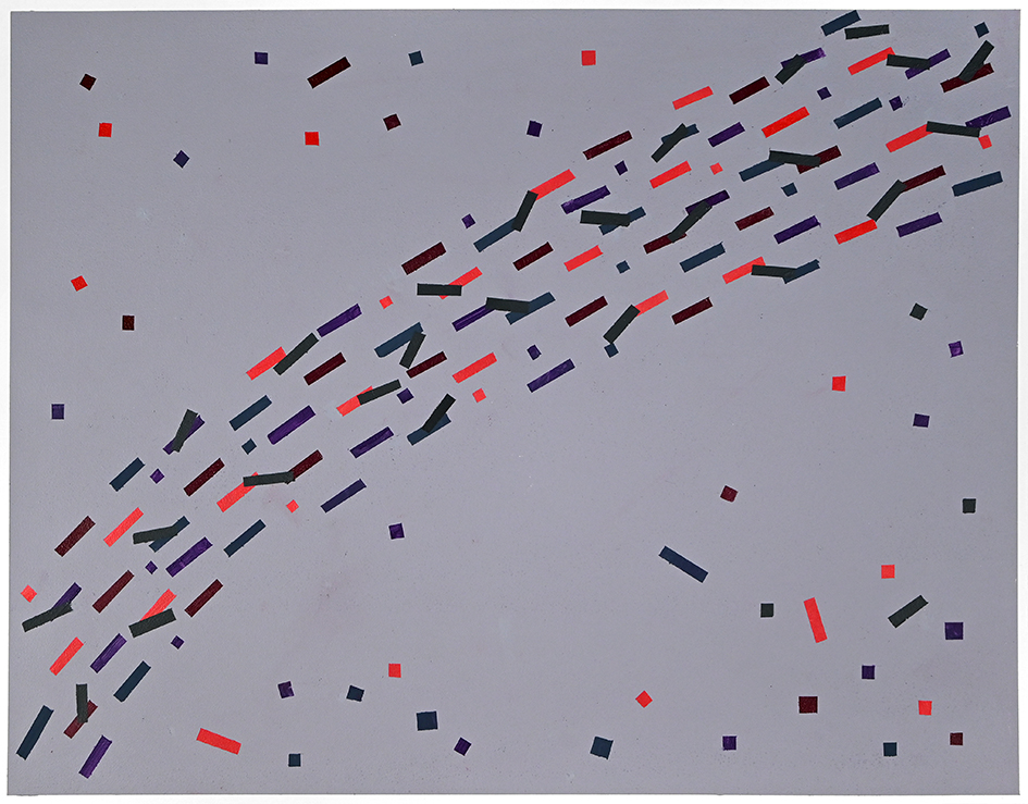 Hans-Peter Menge, Ohne Titel, 2020, Acryl und Wasserfarbe (Foto: Görlitzer Sammlungen für Geschichte und Kultur)